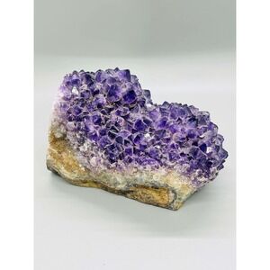 2.43 Lb Natural Amethyst geode quartz cluster crystal specimen Healing Energy‎